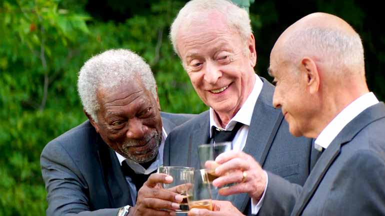 Morgan Freeman,Michael Caine e Alan Arkin: trio de veteranos está numa produção homônima a um filme de 1979, agora com mais humor e graça Morgan Freeman,Michael Caine e Alan Arkin: trio de veteranos está numa produção homônima a um filme de 1979, agora com mais humor e graça