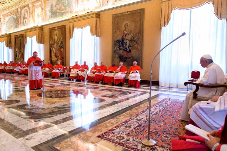 Observatório Romano/AFP - Francisco anunciou a canonização de vítimas de dois massacres por intolerância religiosa durante a ocupação holandesa do Nordeste Observatório Romano/AFP - Francisco anunciou a canonização de vítimas de dois massacres por intolerância religiosa durante a ocupação holandesa do Nordeste
