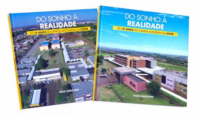 Divulgação - Obras reúnem depoimentos de pessoas que ajudaram a construir a história dos campi de Londrina e Apucarana Divulgação - Obras reúnem depoimentos de pessoas que ajudaram a construir a história dos campi de Londrina e Apucarana