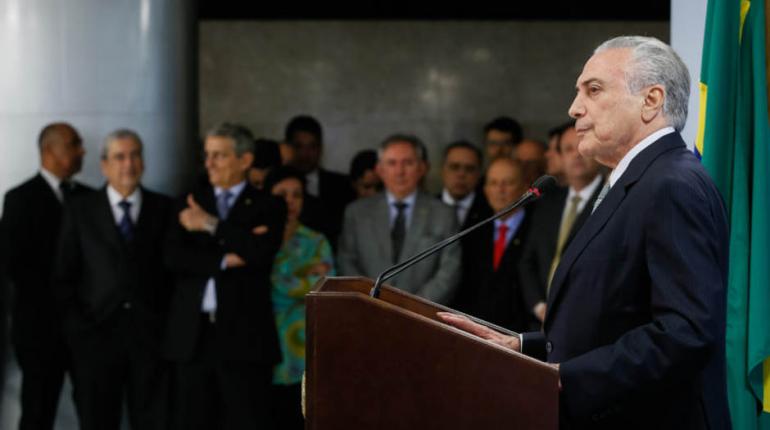 Beto Barata/PR - Pronunciamento do Presidente da República, Michel Temer, à imprensa Beto Barata/PR - Pronunciamento do Presidente da República, Michel Temer, à imprensa