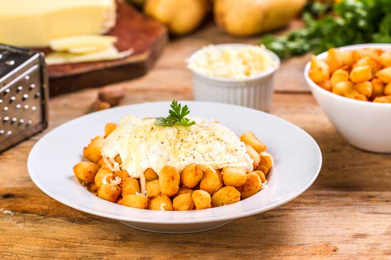 Shutterstock - Nhoque de cabotiá: prato fica mais leve devido ao uso de uma variedade de abóbora menos calórica Shutterstock - Nhoque de cabotiá: prato fica mais leve devido ao uso de uma variedade de abóbora menos calórica