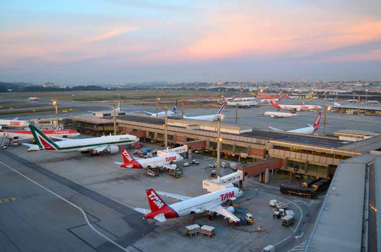 Divulgação/GRU Airport - 80% das pessoas que embarcam em Londrina para o exterior utilizam o aeroporto paulista