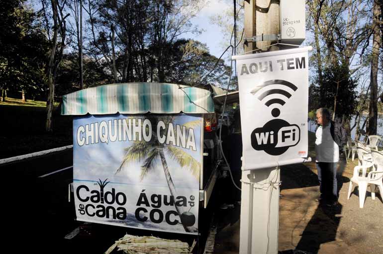 No caldo de cana conectado, gira curtida e gira comentário