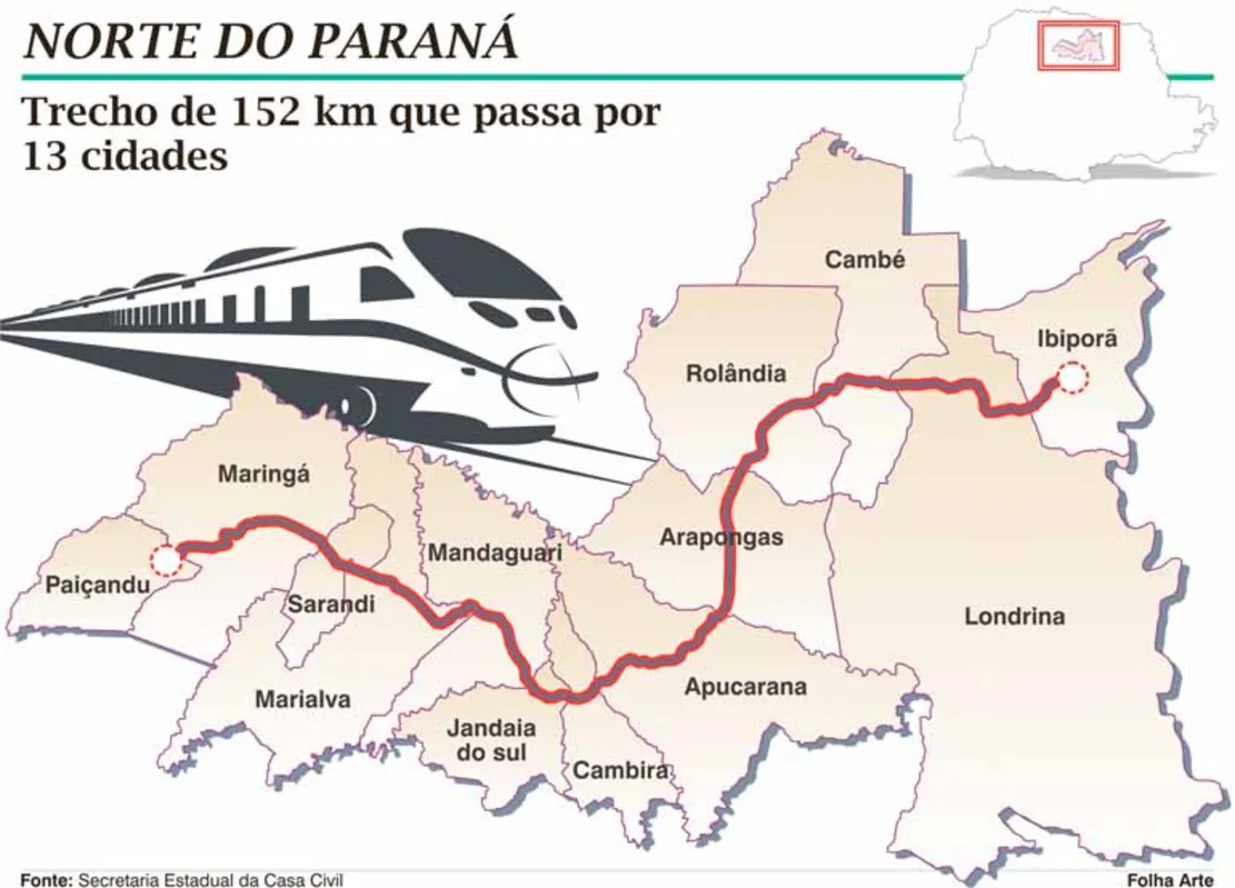 Imagem ilustrativa da imagem Trem Pé-Vermelho é retirado das prioridades do PAC