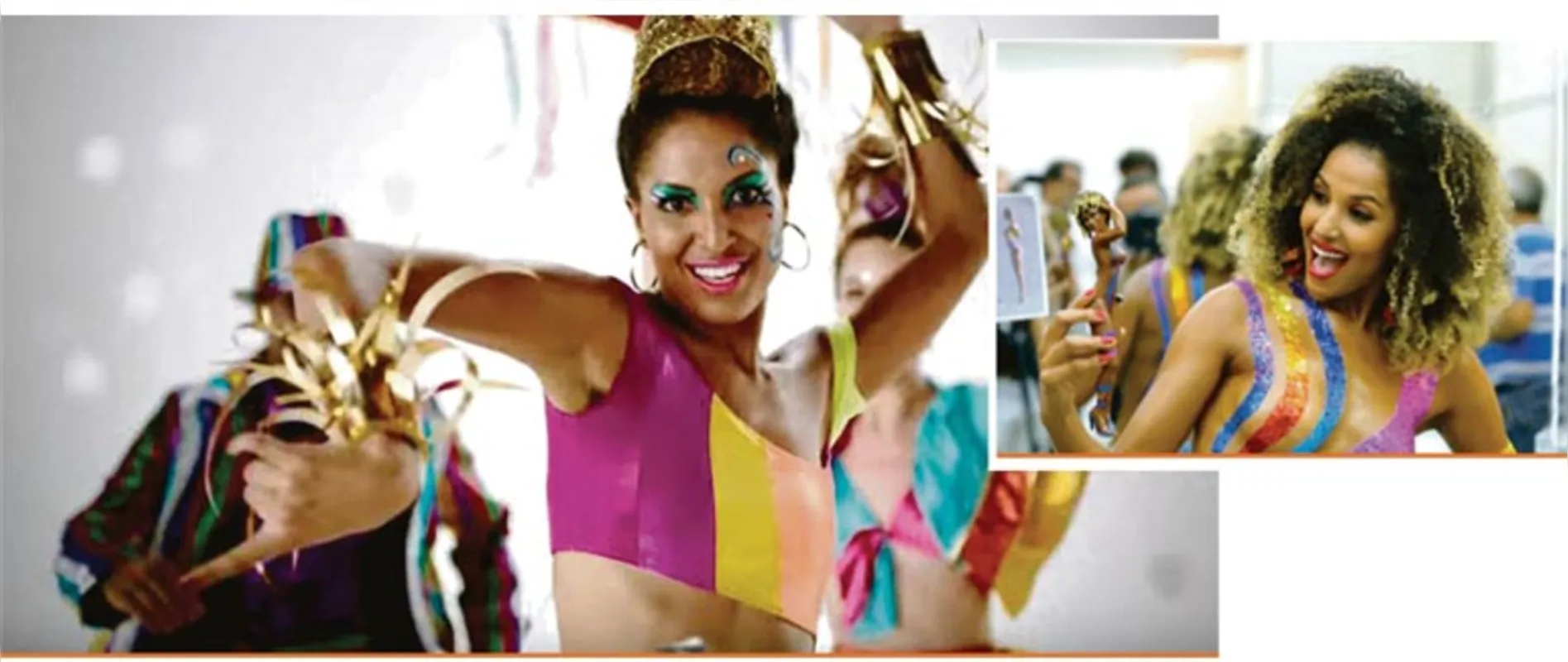 A bailarina Erika Moura, que interpreta a Globoleza desde 2015, também economiza no rebolado este ano: para uns isso é reflexo de mais respeito ao corpo das mulheres negras, para outros um sinal de
