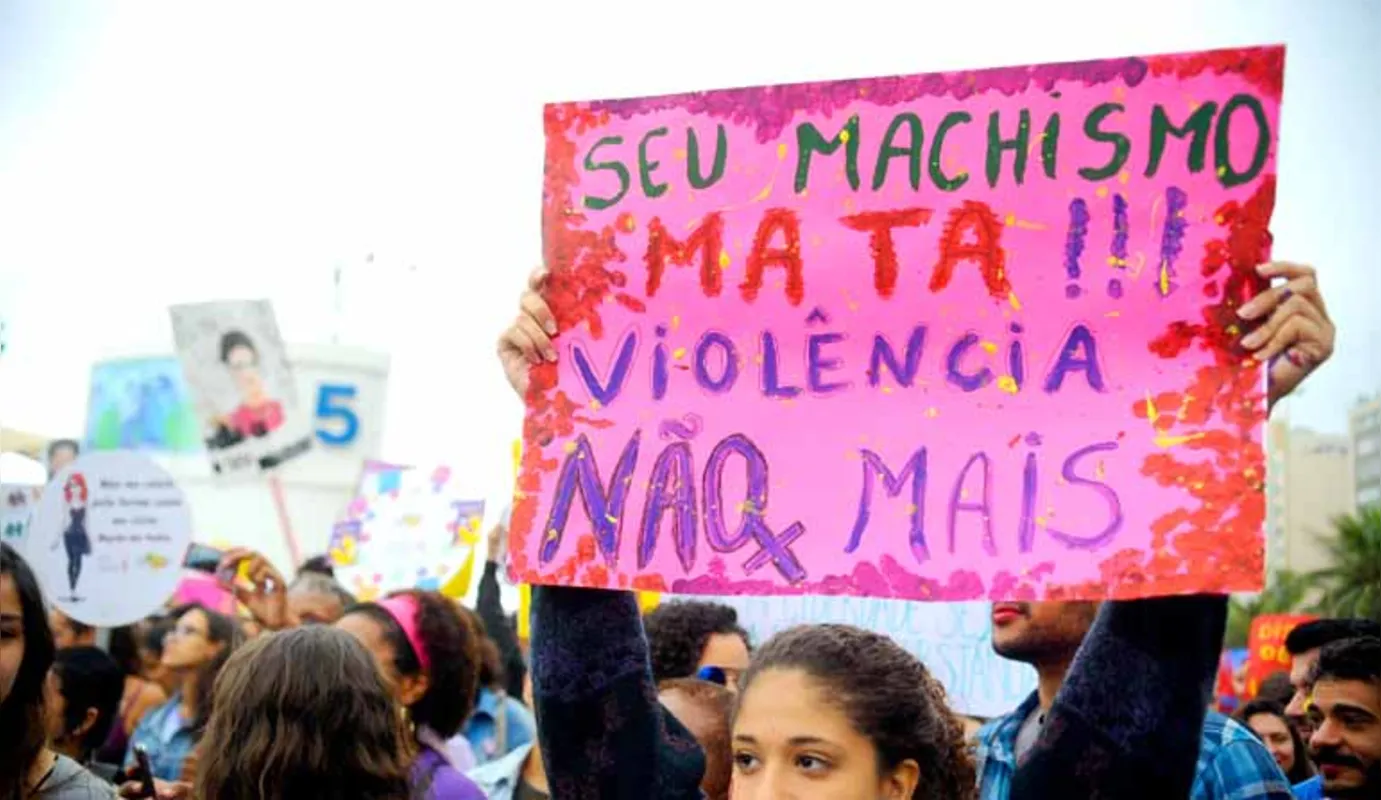 Protesto feminista ocorrido no Rio em 2014: mulheres de todo o País vão às ruas no dia 8 de março contra a desigualdade de gênero e a violência