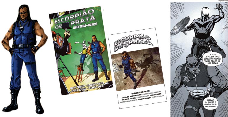 "Escorpião Prateado", revista criada por Eloyr Pacheco que tem um personagem afrodescendente, ganhou o Troféu Ângelo Agostini de Melhor Lançamento Independente de 2016