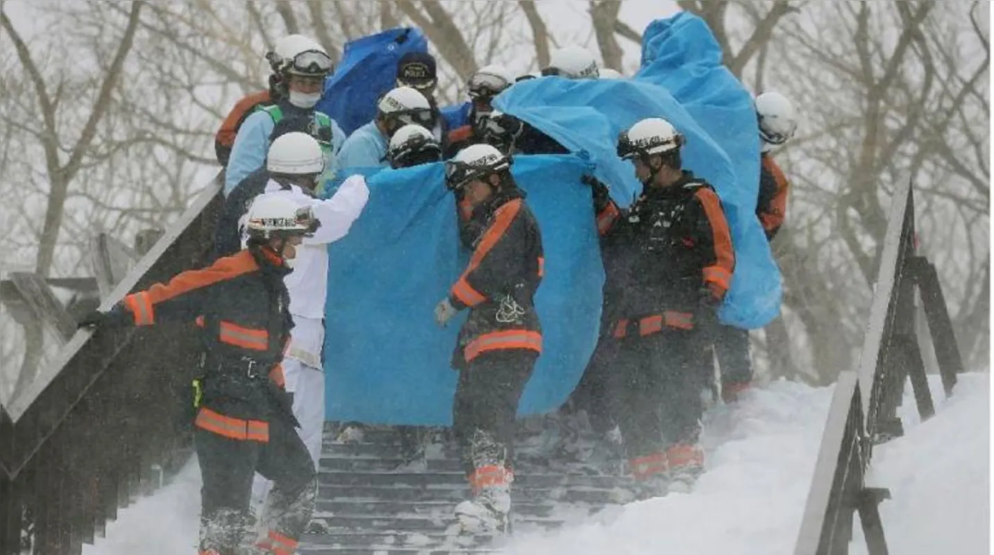 Imagem ilustrativa da imagem Avalanche mata pelo menos oito adolescentes no Japão
