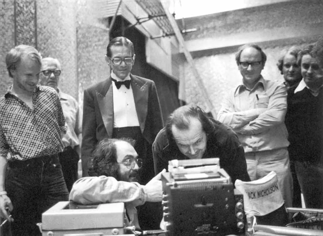 Jack Nicholson dirigido por Stanley Kubrick em "O Iluminado"