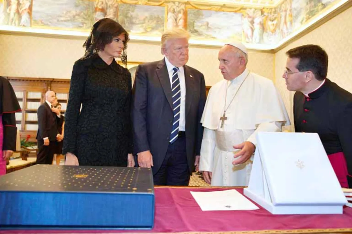 No encontro, papa falou em "colaboração serena", inclusive na assistência aos imigrantes