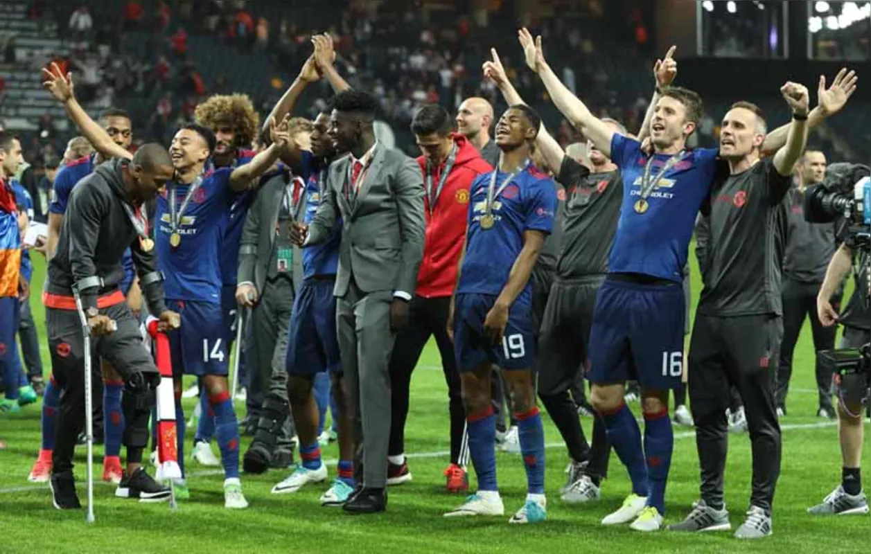 Imagem ilustrativa da imagem Manchester United é campeão da Liga Europa
