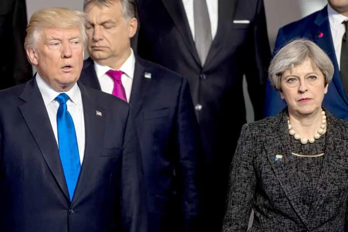 A primeira-ministra britânica, Theresa May, aproveitou o encontro com Trump para discutir vazamentos de informações sobre o atentado de Manchester à imprensa dos EUA