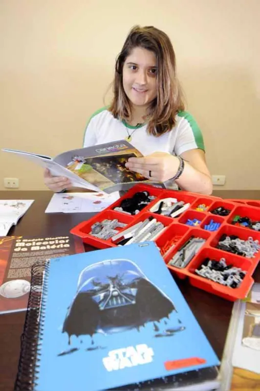 Aline Guariso Crepaldi, 16 anos, entrou no mundo geek por influência do irmão dez anos mais velho