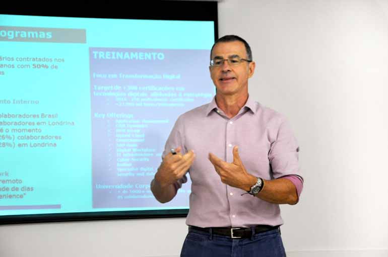 O diretor de RH da empresa, Francisco Fay: crescimento deve ocorrer na tecnologia de transformação digital