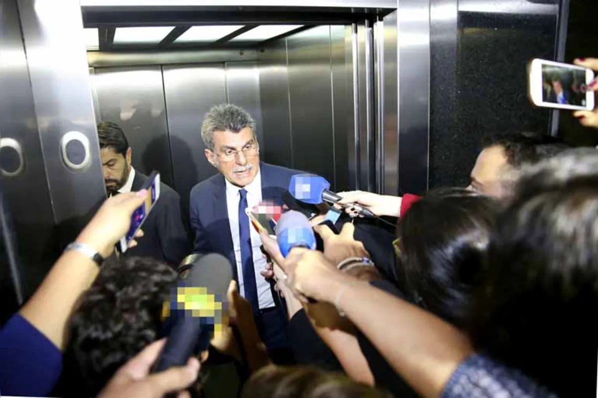 Romero Jucá afirmou que estar tranquilo e que a denúncia é um "ato de despedida" de Rodrigo Janot da PGR
