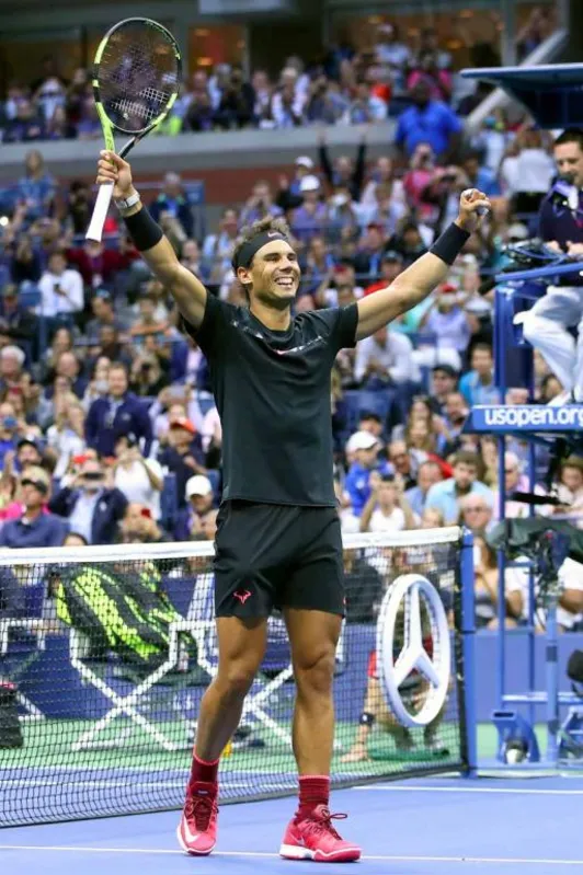 Nadal soma agora 16 títulos de Grand Slam, três a menos do que o suíço Roger Federer, maior vencedor da história do tênis