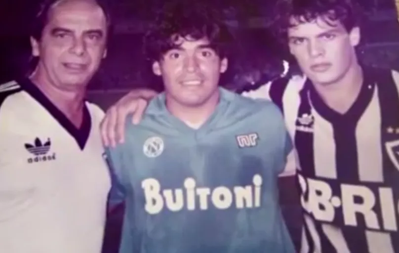 Edson Vieira enfrentou Maradona logo após o argentino brilhar na Copa do Mundo de 1986
