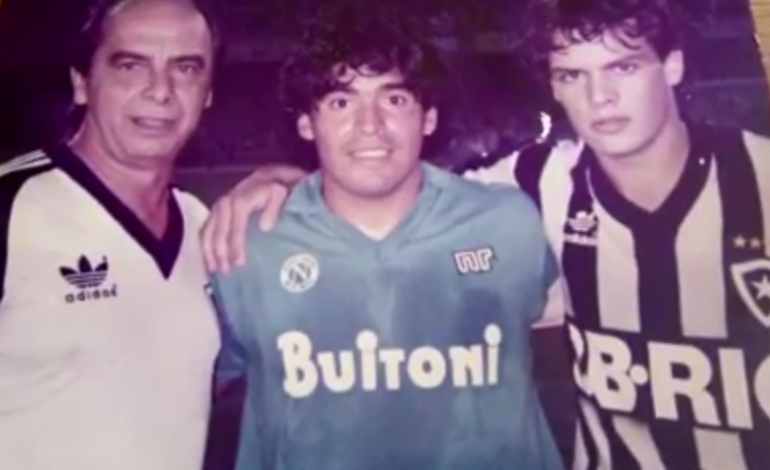 Resultado de imagem para Edson Vieira e maradona