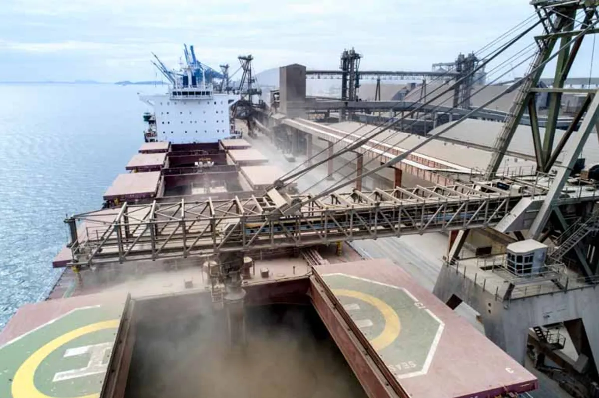Os embarques em Paranaguá somaram 9,5 milhões de toneladas de soja entre janeiro e setembro