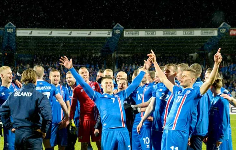 Islândia explodiu de alegria com a vaga histórica