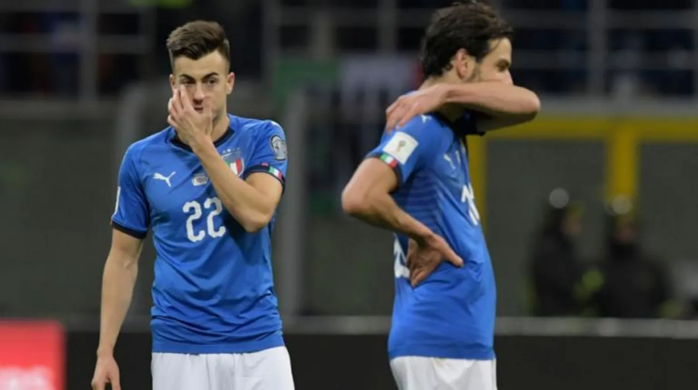 Imagem ilustrativa da imagem Itália só empata com a Suécia e está fora da Copa