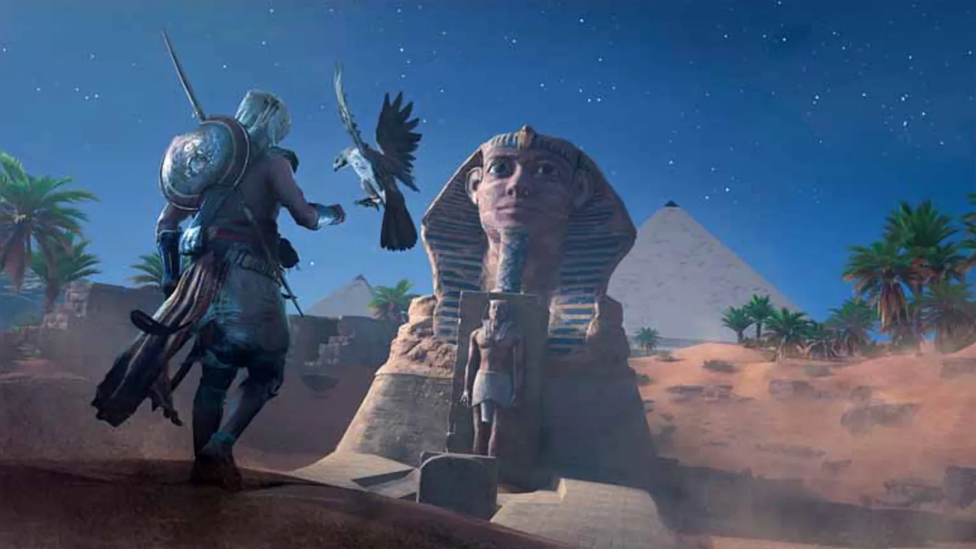 Em meio a pirâmides, tumbas, cidades, animais e muitos personagens, o prazer de explorar o deserto
