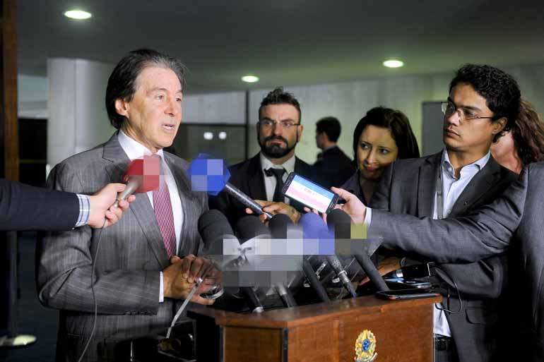 Marcos Brandão/Senado Federal - Eunício Oliveira: 'Que pauta prioritária que eu não sei?' Marcos Brandão/Senado Federal - Eunício Oliveira: 'Que pauta prioritária que eu não sei?'