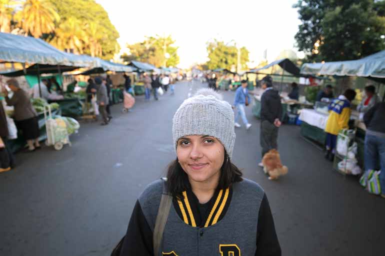 Patrícia Bonfim, garçonete: 'Saí de casa sábado para trabalhar e durante a madrugada fui pega de surpresa. Sorte que eu tinha um gorro no trabalho para poder voltar para casa'