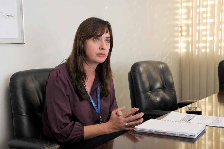 Rosangela de Oliveira, diretora financeira da empresa, falou da melhora geral nos indicadores: índice de liquidez subiu de 0,49 para 0,52