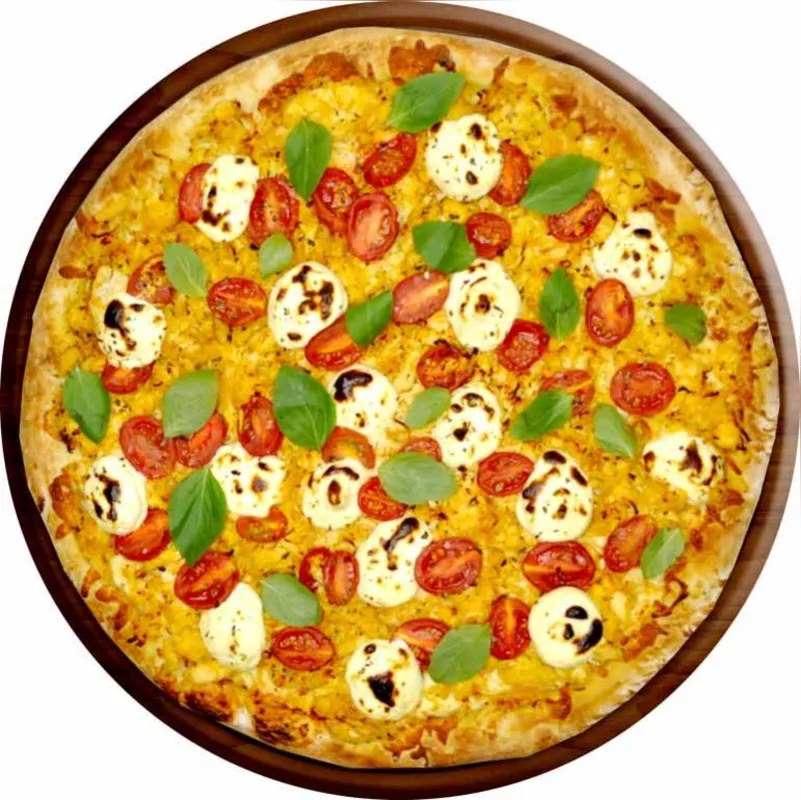 Pequena Londres: receita da Torre de Pizza leva  frango desfiado, muçarela, tomatinhos cereja e suculentas bolotas de cream cheese