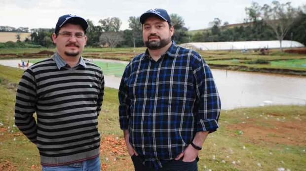 Luiz Volso e João Marcondes, sócios da TATILFish