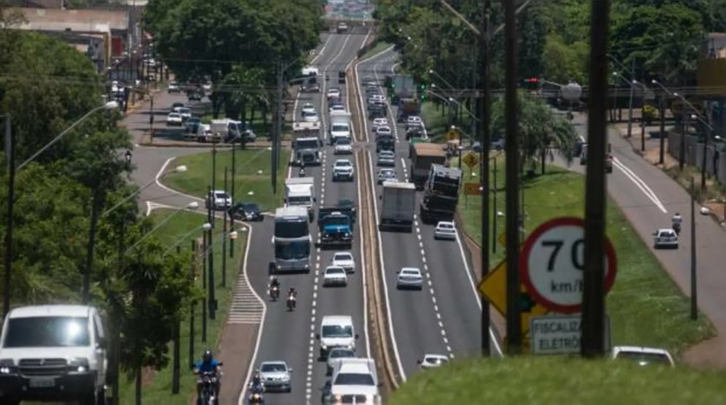 Além do desenvolvimento econômico, Contorno Norte também iria desafogar o trânsito da avenida Brasília, trecho urbano da BR-369 em Londrina