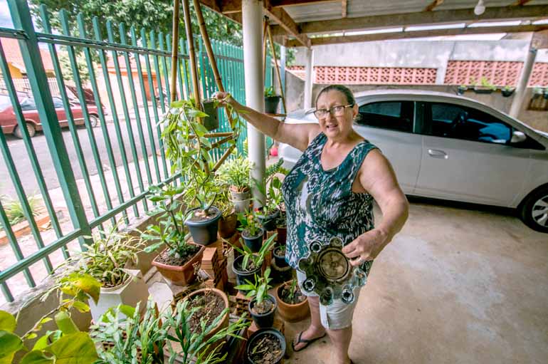 Ricardo Chicarelli - 'A gente se preocupa tanto dentro de nossas casas, que esquecemos ali fora', revelou a dona de casa Sônia Cordeiro Ramalho