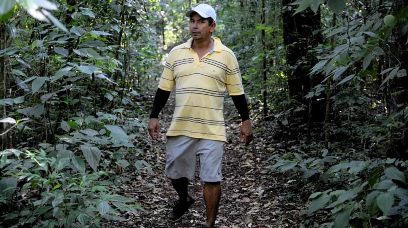 "Tem a mata, mas tiraram as árvores centenárias", lamenta o guarda-parque José Ferreira da Silva