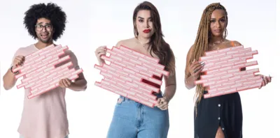 Luciano, Naiara e Natália: o público decide nesta terça (25) quem vai sair no primeiro paredão   