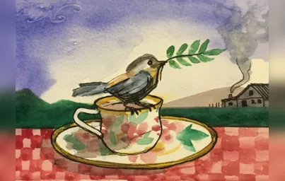 Imagem ilustrativa da imagem DEDO DE PROSA - É hora do chá