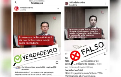 Imagem ilustrativa da imagem Folha de Londrina é alvo de fake news