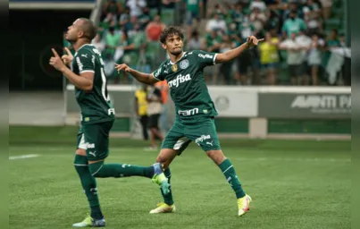 Imagem ilustrativa da imagem Palmeiras vence o Guarani em casa e encaminha vaga nas quartas
