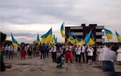 Imagem ilustrativa da imagem Prudentópolis ora pela paz entre Ucrânia e Rússia
