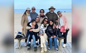 Com a família na Espanha