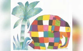 Quem nunca viu, verá: um elefante de todas as cores