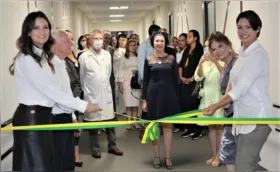 Michele Bolsonaro no Hospital do Câncer