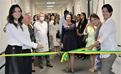 Imagem ilustrativa da imagem Michele Bolsonaro no Hospital do Câncer