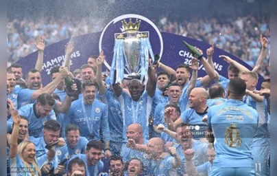 Imagem ilustrativa da imagem City faz virada histórica e conquista título da Premier League