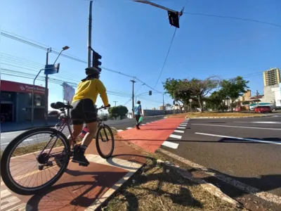 Imagem ilustrativa da imagem Avenida Leste-Oeste ganha semáforos para ciclistas