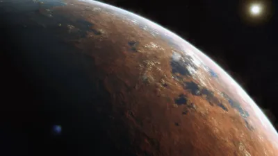 Imagem de Marte: há bilhões de anos, planeta tinha condições de vida semelhantes à Terra