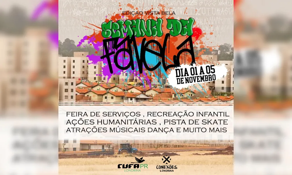 Imagem ilustrativa da imagem Dia da Favela: reflexão, oficinas e serviços em Londrina