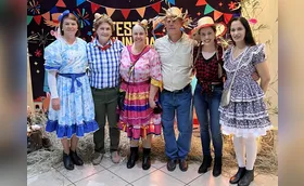 Na Festa da Igreja Nossa Senhora Rainha dos Apóstolos em Londrina
