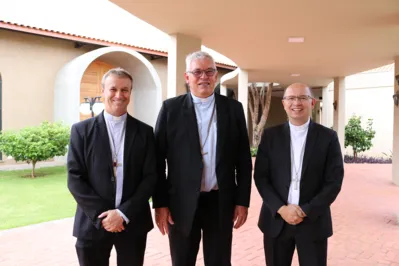 Dom Mário, Dom Geremias e Dom Amilton