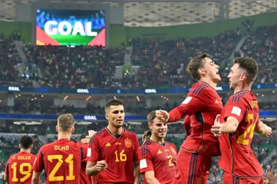 Imagem ilustrativa da imagem Espanha não dá chance para surpresa e goleia Costa Rica